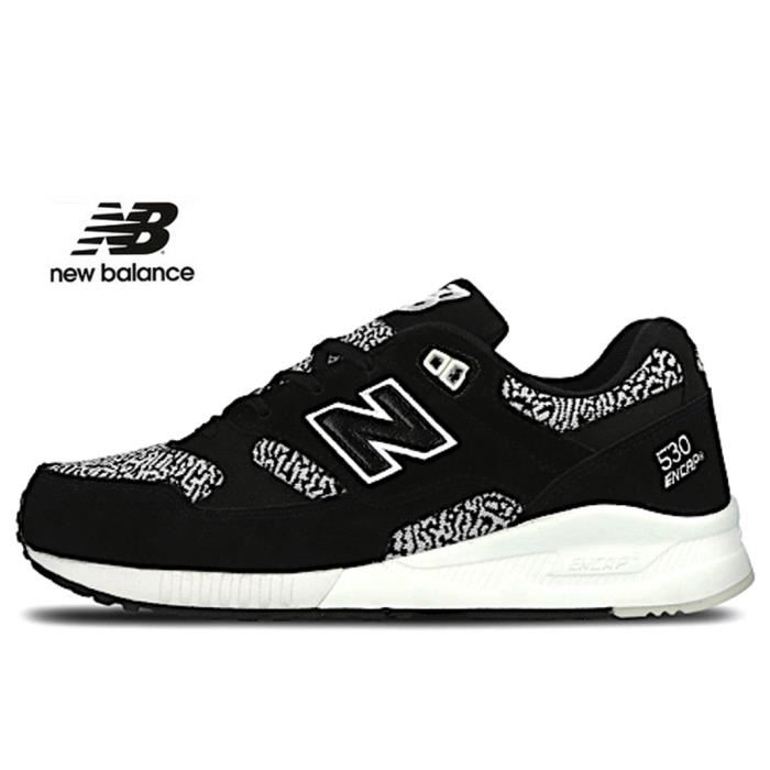 new balance noir blanc